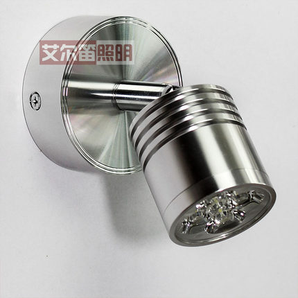 led射灯3W背景墙灯聚光灯 万向单灯床头吸顶天花灯吊顶明装射灯5W