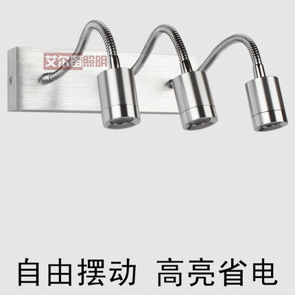 电视背景墙灯明装射灯led走廊过道灯 客厅照画软管射灯聚光镜前灯