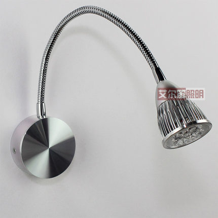 led射灯5W明装背景墙灯照画灯 服装店走廊镜前灯长杆软管射灯超亮