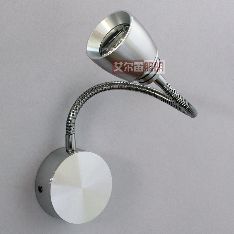 壁灯led卧室阅读床头软管背景墙