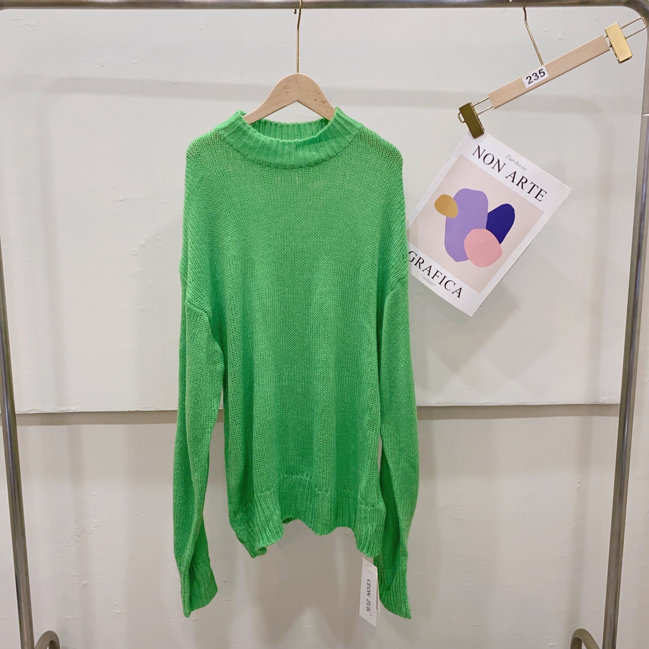 宽松大版羊毛毛衣 30%美丽奴羊毛