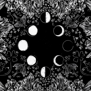 塔罗牌桌布 雷诺曼如尼韦特牌卢恩冰花绒桌布tarot 送收纳袋