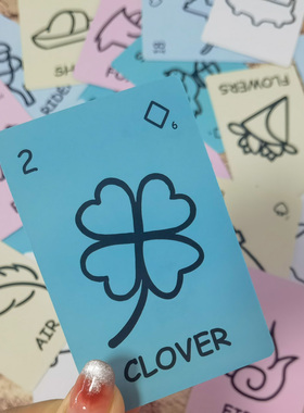 桌游简笔画雷诺曼MARVOLI原创 lenormand