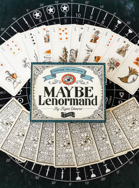 进口Maybe Lenormand也许利诺曼是否雷诺曼包邮推理送绒布袋