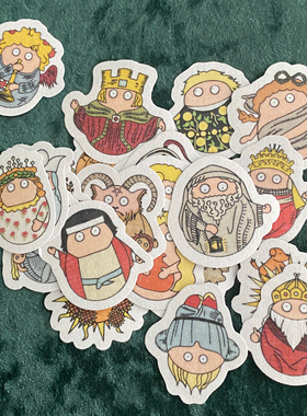 萌蛋塔牌罗贴纸封口贴