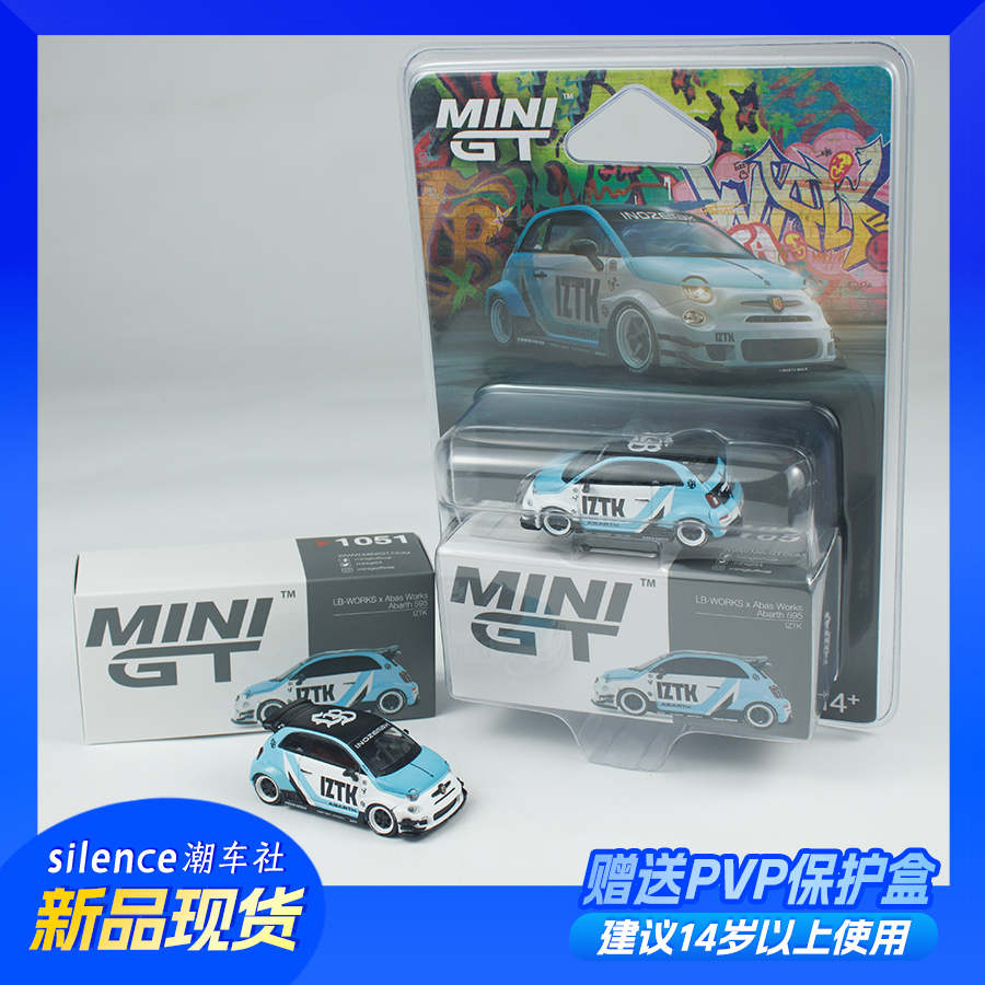 MINIGT车模164阿巴斯Abarth595