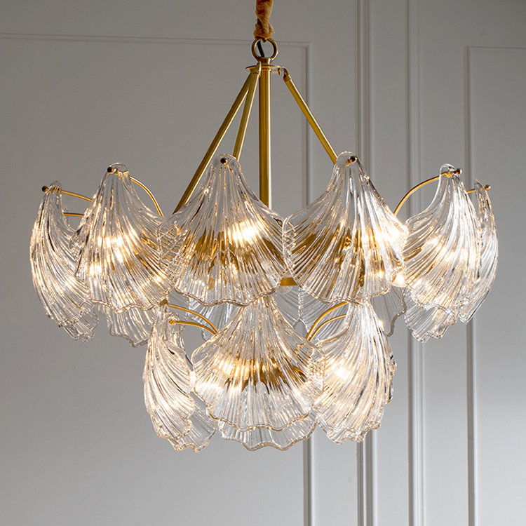 轻奢后现代风led玻璃吊灯