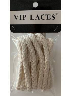 TS X SB dunk联名 LOW JACKBOYS 腰果花鞋带 7mm棉麻圆形米白色