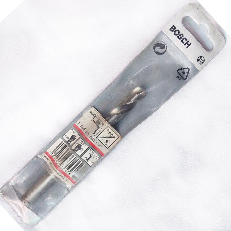 五金BOSCH原装钻头9.5mm高速钢直柄麻花钻503-760掌柜推荐
