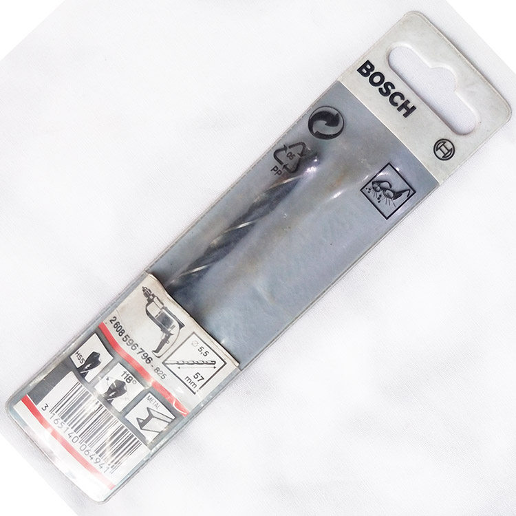 五金BOSCH原装钻头5.5mm高速钢直柄麻花钻796-825金属钻掌柜推荐