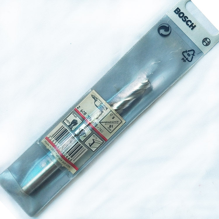 BOSCH原装钻头9mm专业高速钢直柄麻花钻498-760金属钻掌柜推荐
