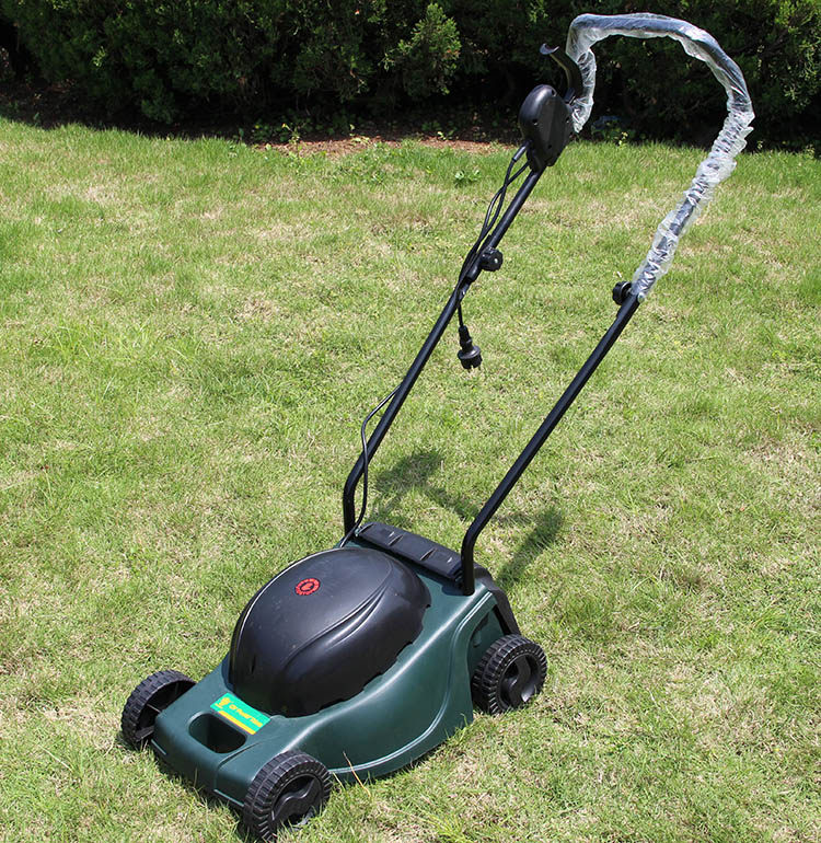 园林工具1000w电动手推式割草机草坪机220v打草机除草机展会样品