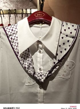 Dili迪骊专柜正品 春秋冬季 橙色黑色紫色双面图案围巾围脖小丝巾