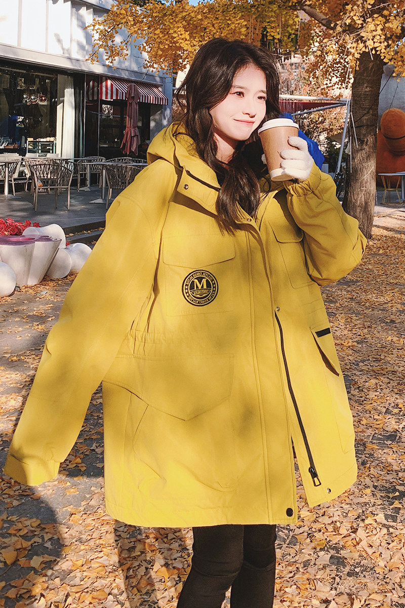 【】4色休闲百搭工装连帽派克50绒羽绒服W62-P315K458,女装羽绒服,2C069