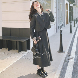 【大货】6080 连衣裙（送腰带）P165 K268+小外套-145-238图片