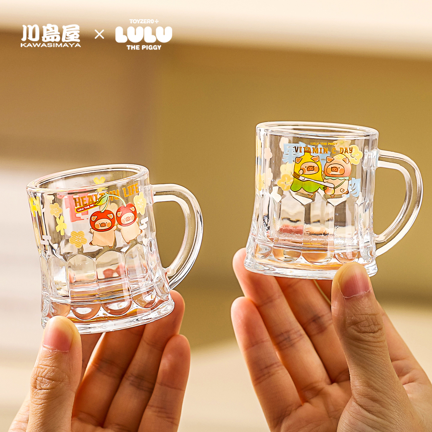 川岛屋lulu猪迷你小酒杯白酒杯子