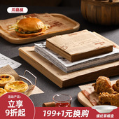 川岛屋空气炸锅专用纸家用食物吸油纸食品级硅油纸烤箱烘烤烘焙纸