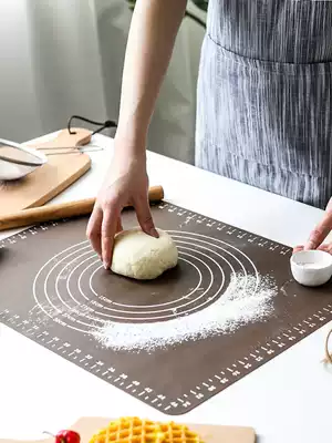 Kawashimaya silicone pad kneading pad Food grade household non-stick baking and noodle pad non-slip rolling noodle pad thickened and increased