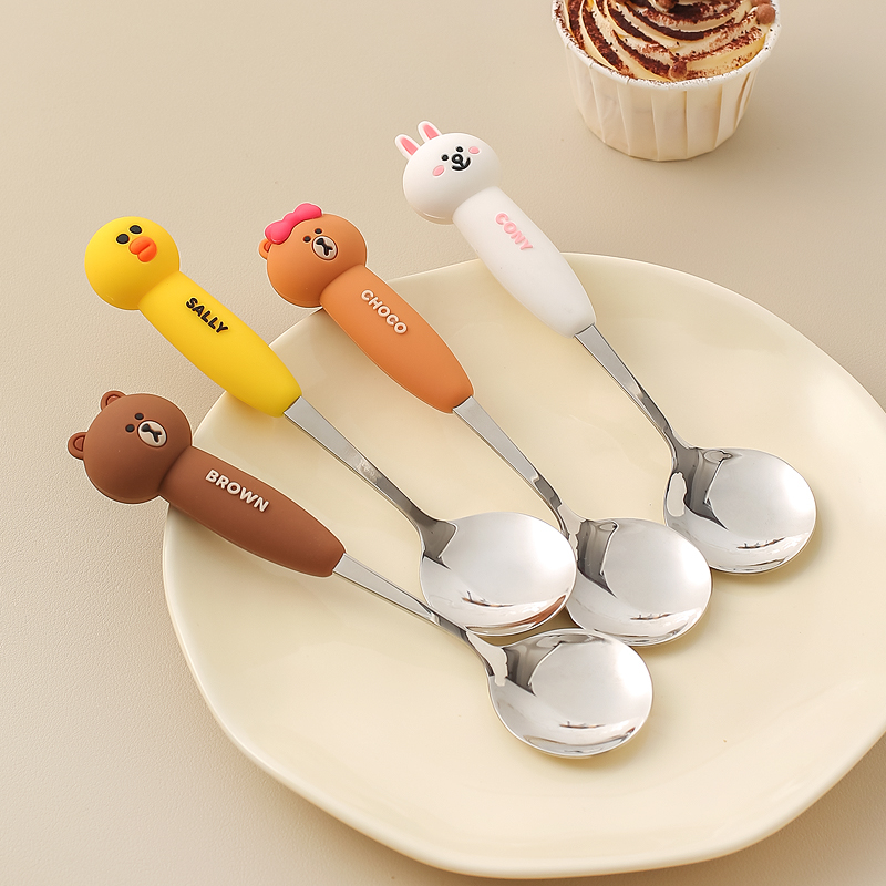 川岛屋LINEFRIENDS不锈钢勺叉子