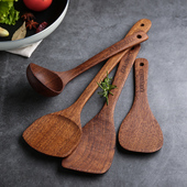 鸡翅木铲子不粘锅专用饭勺汤勺木勺实木锅铲木质炒菜铲家用耐高温