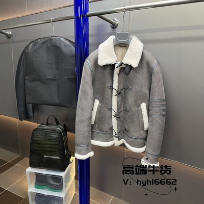 冬季进口羊皮毛一体柔软细腻厚实保暖时尚休闲男款真皮外套