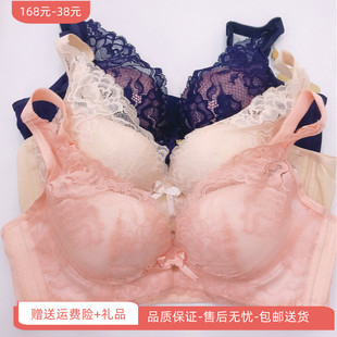 无钢圈聚拢收副乳调整文胸功能中模杯X61642 雪妮芳正品 A杯