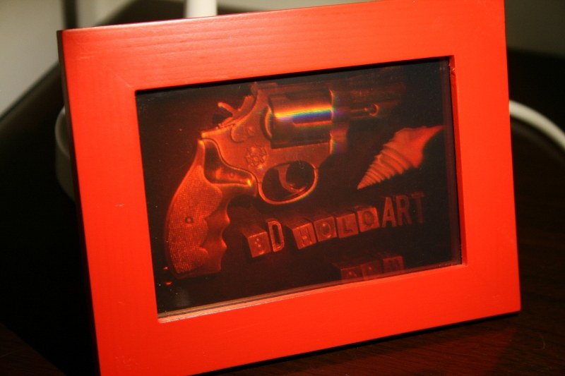 中学物理光学教具三维立体全息照片裸眼3d摆件模型艺术新版