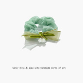 铃兰花发绳蝴蝶结大肠发圈少女头绳小众气质扎头发丸子头马尾发饰