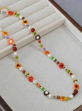 欧美小众设计波西米亚彩色御幸米