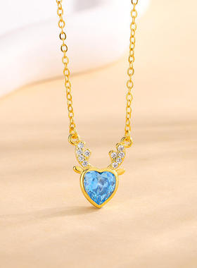 可米丽铜十字链男女通用项链