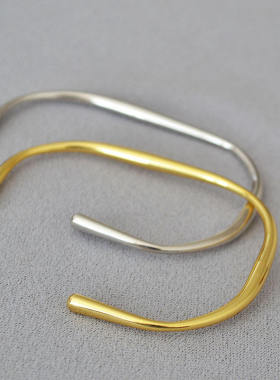 欧美小众设计不规则线条长方几何