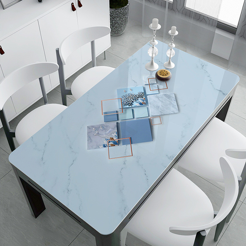 茶几桌布ins风防水防油防烫免洗台布软玻璃pvc餐桌垫电视柜长方形