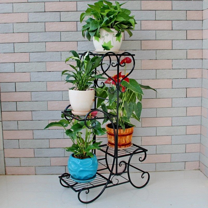 可拆卸铁艺省空间绿萝盆栽花架子多层室内客厅欧式多肉置物架阳台,住宅家具,花架/花几,淘宝优惠券,粉丝福利购,淘宝优惠卷