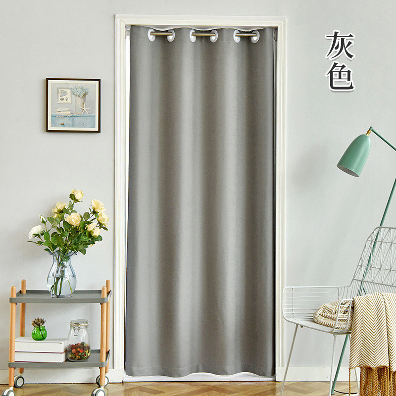门帘隔断帘空调防冷气隔热家用挡风厨房卧室免打孔新款厕所试布艺