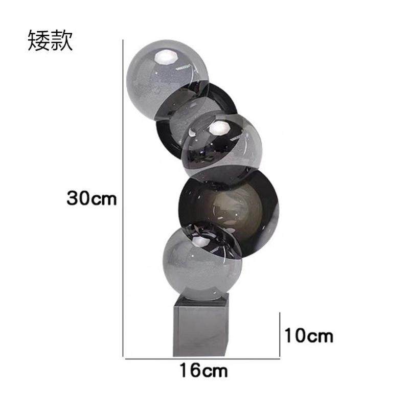 北欧电视柜水晶玻璃几何摆件样板房极简客厅桌面卧室书房家居饰品,家居饰品,装饰摆件,淘宝优惠券,粉丝福利购,淘宝优惠卷