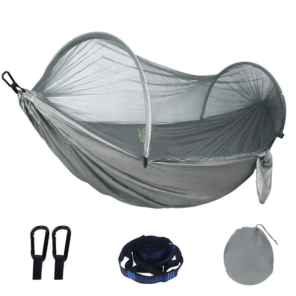 自动速开蚊帐吊床户外网纱露营钢丝吊床210t降落伞布尼龙加密防蚊,农机/农具/农膜,播种栽苗器/地膜机,淘宝优惠券,粉丝福利购,淘宝优惠卷