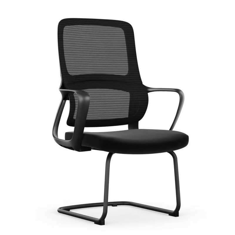 简约新款网布办公职员椅升降旋转电脑椅舒适护腰会议椅人体工学椅