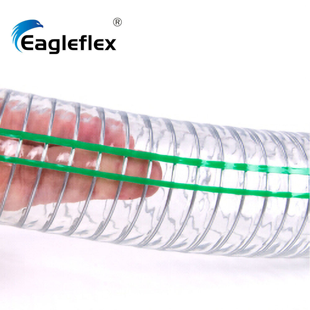定制食品专用pvc塑料钢丝软管透明管不含塑化剂加厚食品级饮水管
