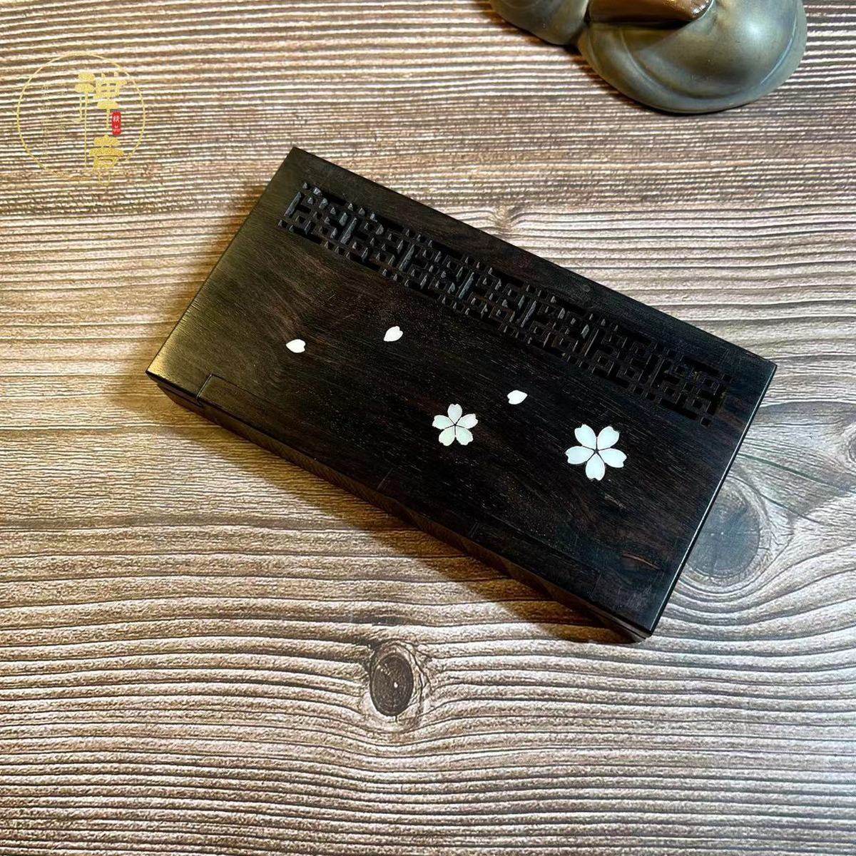 禅意紫光檀翻盖便捷香盒白贝壳镶嵌线香管实木质随身香盒厂家直供,家居饰品,香薰炉,淘宝优惠券,粉丝福利购,淘宝优惠卷