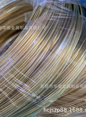 导电h65模圆线开黄铜半圆铜线diy手工0.50.81.0半硬y2软铜丝