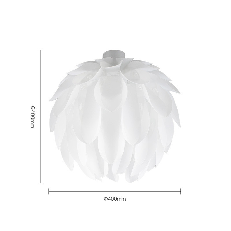 花蕾卧室北欧现代松果花球灯罩客厅吊灯灯罩pp花瓣餐厅吧台吊灯罩