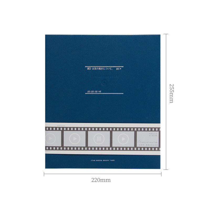 青禾纪长镜头自粘式覆膜相册家庭本大容量影集创意diy手工纪念册