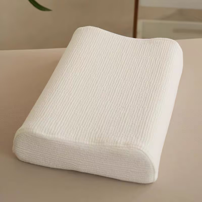 美容床罩枕乳胶枕按摩床枕头带枕套成人单只波浪形颗粒透气配套