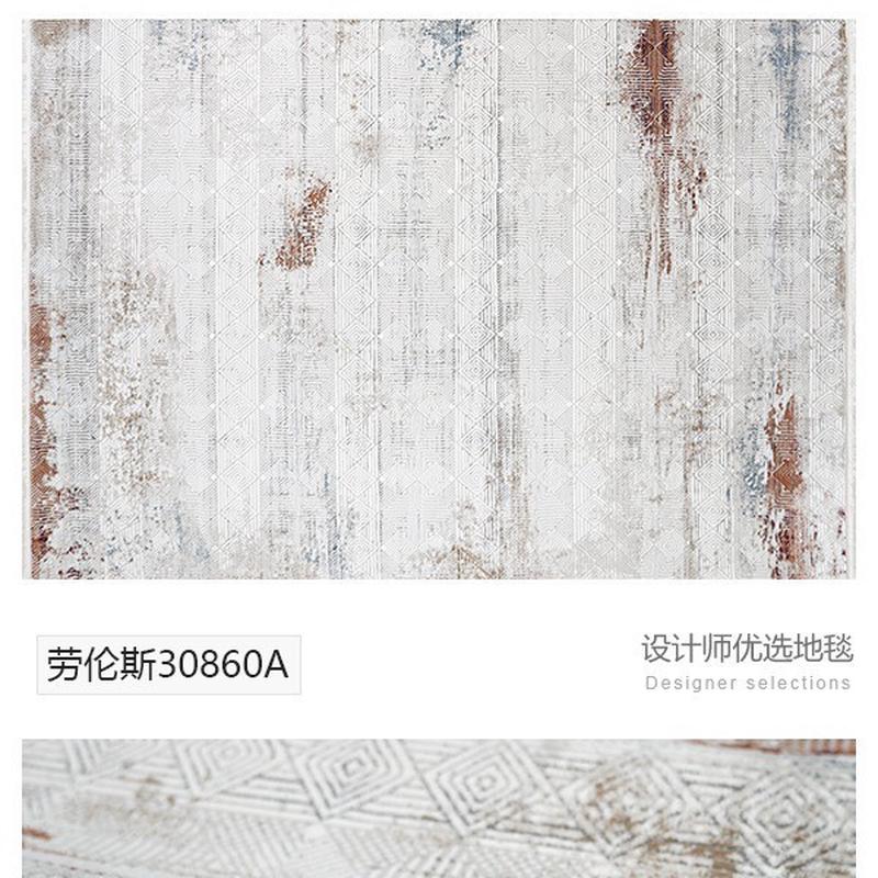 土耳其地毯客厅轻奢高级沙发茶几毯意式极简高端别墅大面积耐脏毯