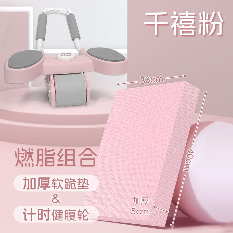 健腹轮平衡训练套装套装核心垫防滑瑜伽健身跪垫组合