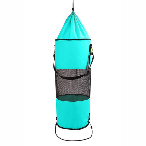 热销轮船垃圾收纳袋游艇皮划艇垃圾收纳包游轮透气网袋防漏