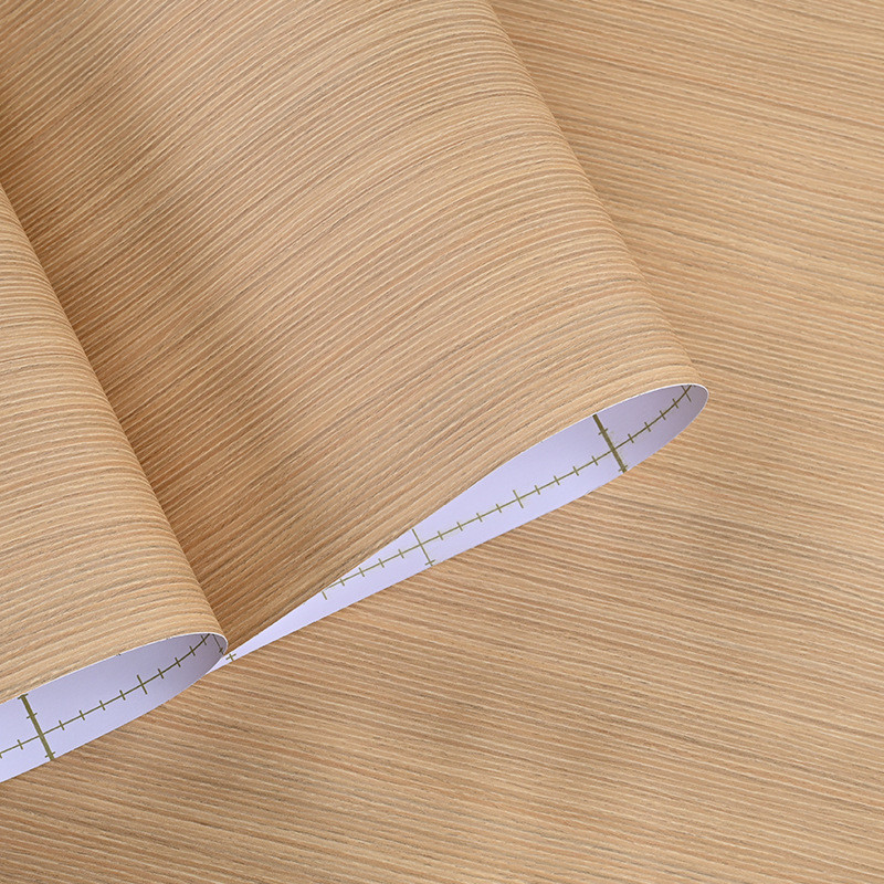 栗子木系列带胶自贴墙贴防水防污加厚墙纸家具翻新仿木改色贴膜