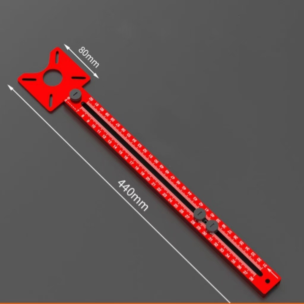 铝合金辅助木工铣圆器修边机切圆支架辅助切圆开孔开槽工具