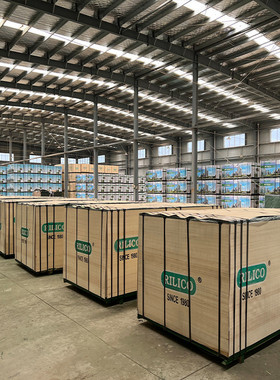 一次成型建筑模板效果酚醛胶合板杨木板高层房建工程绿色塑面清水