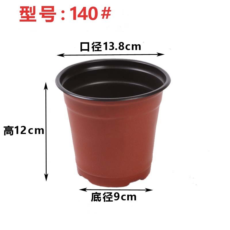 双色育苗花盆塑料多肉育苗盆基地大号大口径育苗小花盆厂家批发